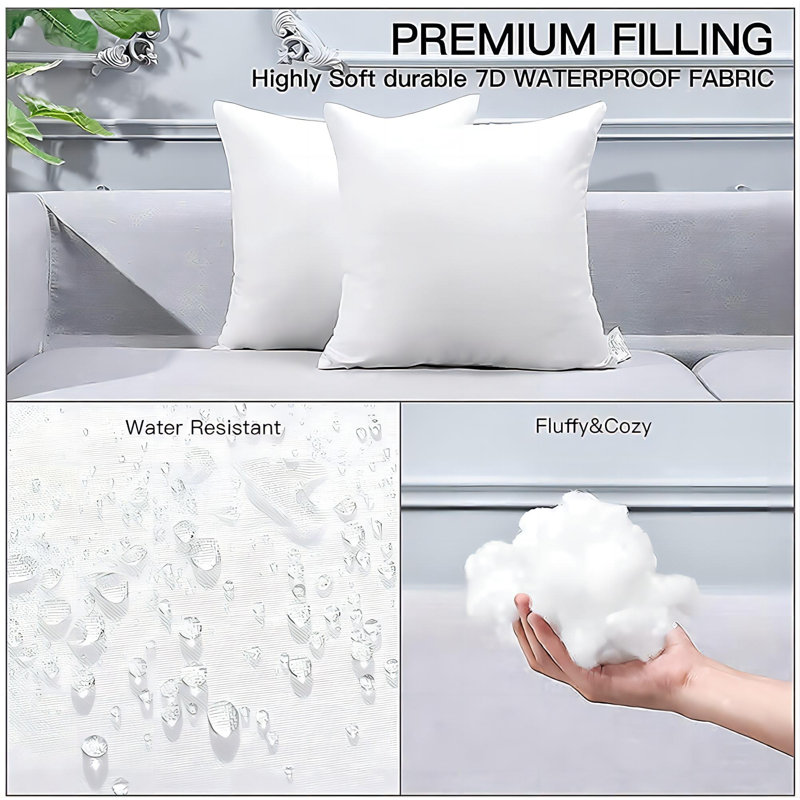 Outdoor pillow inserts 20x20 sale